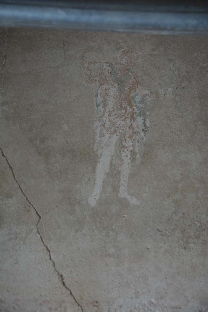 IX.5.6 Pompeii. May 2017. Room h, detail of masculine figure from upper south wall.  
Foto Christian Beck, ERC Grant 681269 DCOR.
