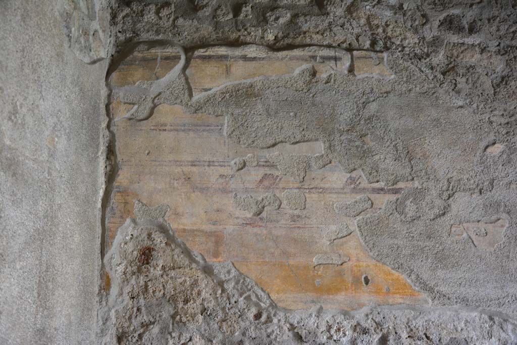 IX.5.9 Pompeii. May 2017. Room e, detail from upper north wall at west end.
Foto Christian Beck, ERC Grant 681269 DCOR.
