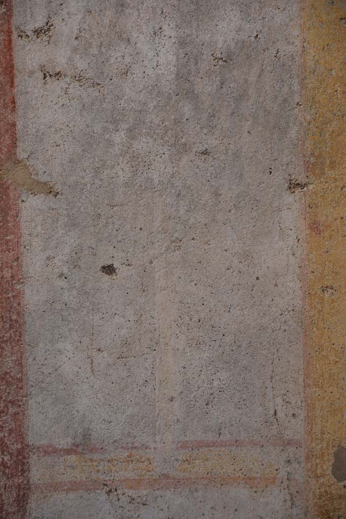 IX.5.11 Pompeii. May 2017. 
Room f, detail of compartment on east side of yellow central panel.
Foto Christian Beck, ERC Grant 681269 DCOR.
