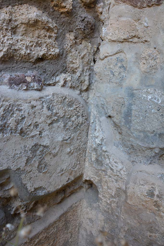 IX.5.11 Pompeii. May 2017. Room r/s, detail from lower north-west corner of alcove.
Foto Christian Beck, ERC Grant 681269 DCOR.
