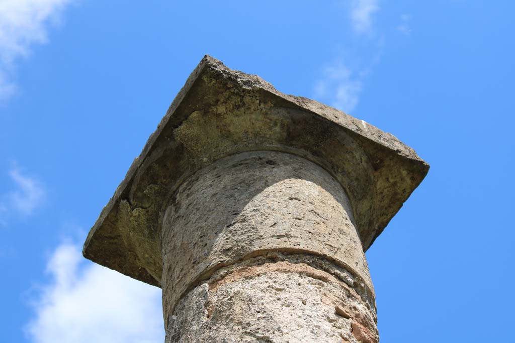 IX.5.14 Pompeii. May 2019. Room k, detail from top of column.
Foto Christian Beck, ERC Grant 681269 DCOR.
