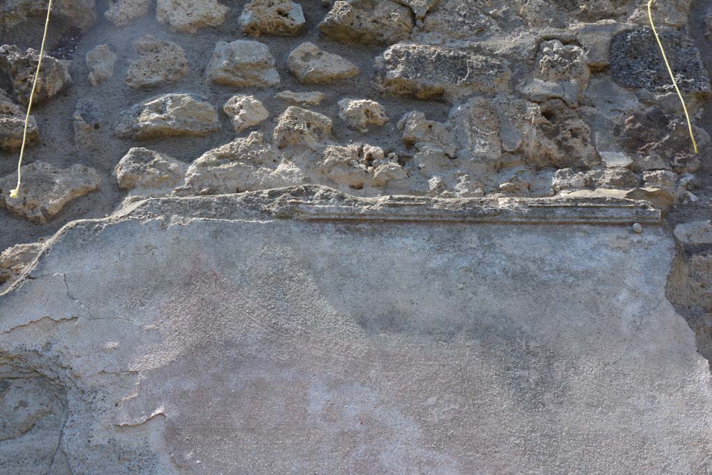 IX.5.14 Pompeii. May 2017. Peristyle k, detail of stucco at top of west wall in south-west corner. 
Foto Christian Beck, ERC Grant 681269 DCOR.
