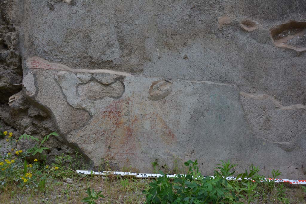 IX.5.14 Pompeii. May 2017. North ala e, lower west wall with detail of remains of painted zoccolo.
Foto Christian Beck, ERC Grant 681269 DCOR.
