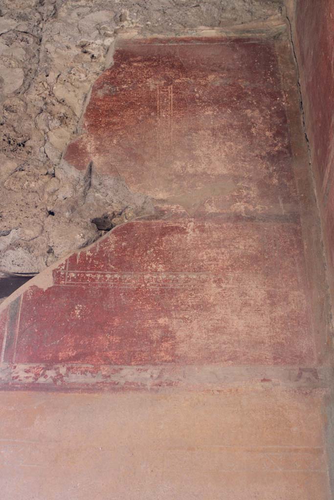 IX.5.14 Pompeii. May 2019. Room c, upper west wall of cubiculum in north-west corner.
Foto Christian Beck, ERC Grant 681269 DCOR.
