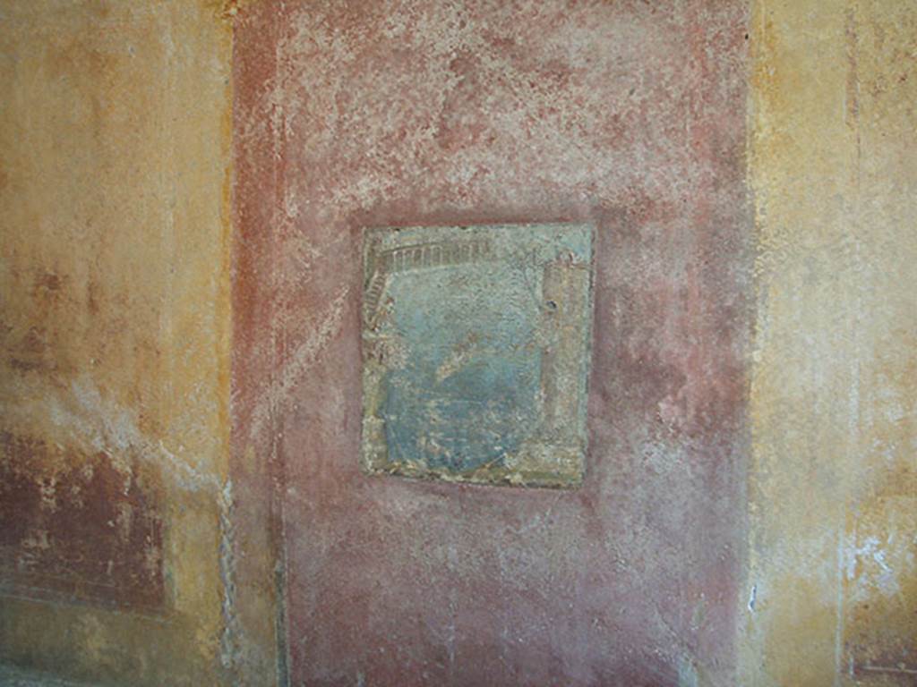IX.5.14 Pompeii. May 2005. Room c, south wall of cubiculum.
