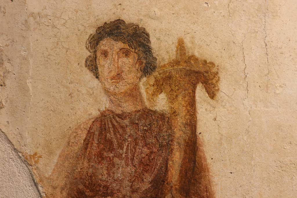 IX.7.6 Pompeii. February 2021. Detail from fresco. Photo courtesy of Fabien Bivre-Perrin (CC BY-NC-SA).

