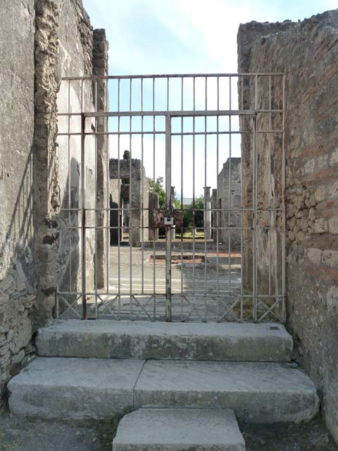 IX.8.6 Pompeii. March 2009. Looking south along east side of atrium.