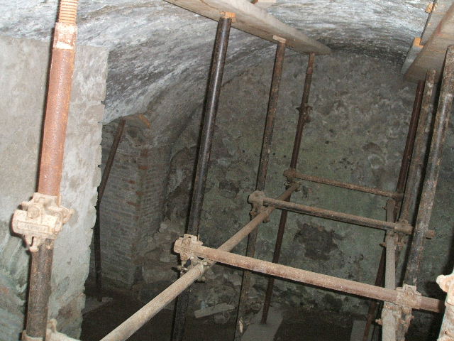 IX.8.6 Pompeii. March 2009.  Room 24  west wall with niche.