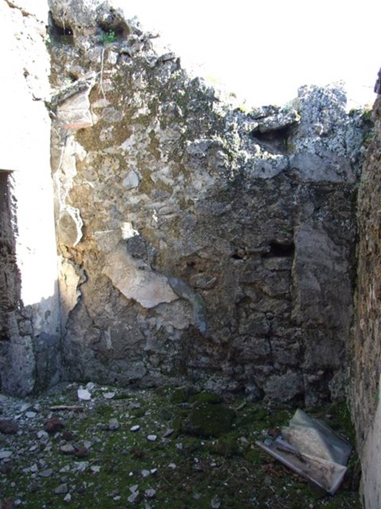 IX.9.d Pompeii. March 2009. Room m, south wall of cubiculum.  