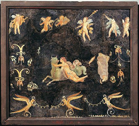 HGW06 Pompeii.   Found 22nd March 1764.  Ambiente 34 of Villa of Cicero.  Wall painting of Phrixus and Helle fleeing on the swimming ram.  Helle has fallen into the water and holds her hands out. Now in Naples Archaeological Museum.  Inventory number 9478. See Helbig, W., 1868. Wandgemälde der vom Vesuv verschütteten Städte Campaniens. Leipzig: Breitkopf und Härtel. (1258).
