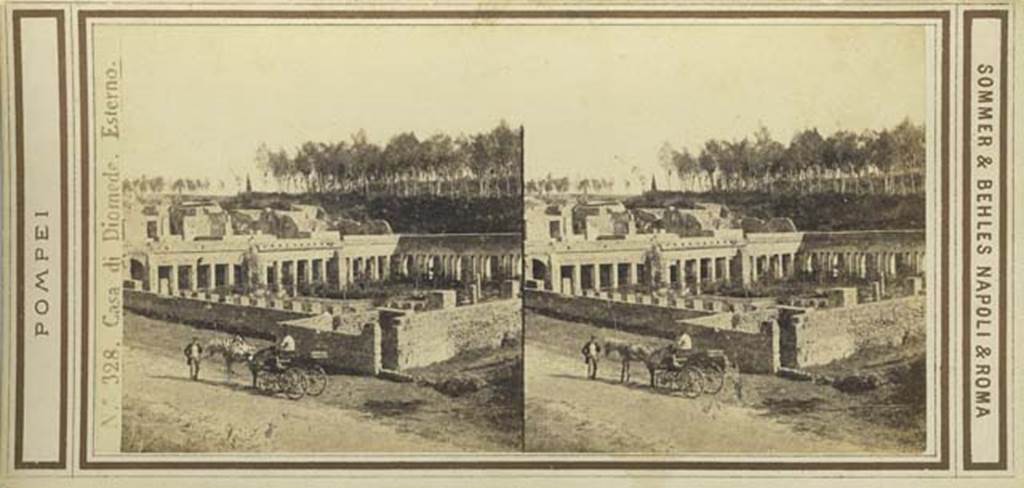 HGW24 Pompeii. Stereoview by Sommer & Behles, c.1860-1870’s. Photo courtesy of Rick Bauer.