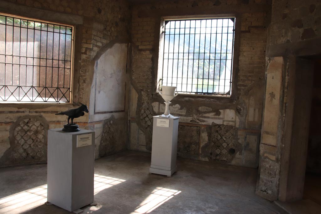 Villa San Marco, Stabiae, October 2022. Room 12, south-west end. Photo courtesy of Klaus Heese.