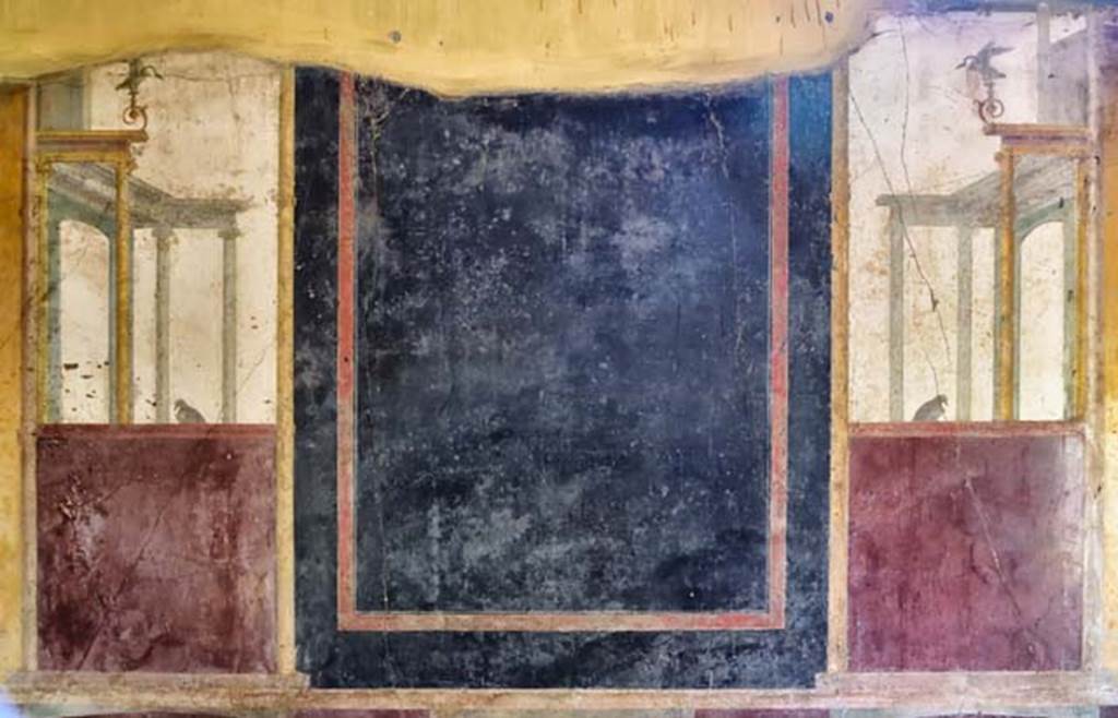 Villa San Marco, Stabiae, April 2018. Room 50, east wall. Photo courtesy of Ian Lycett-King. 
Use is subject to Creative Commons Attribution-NonCommercial License v.4 International.
