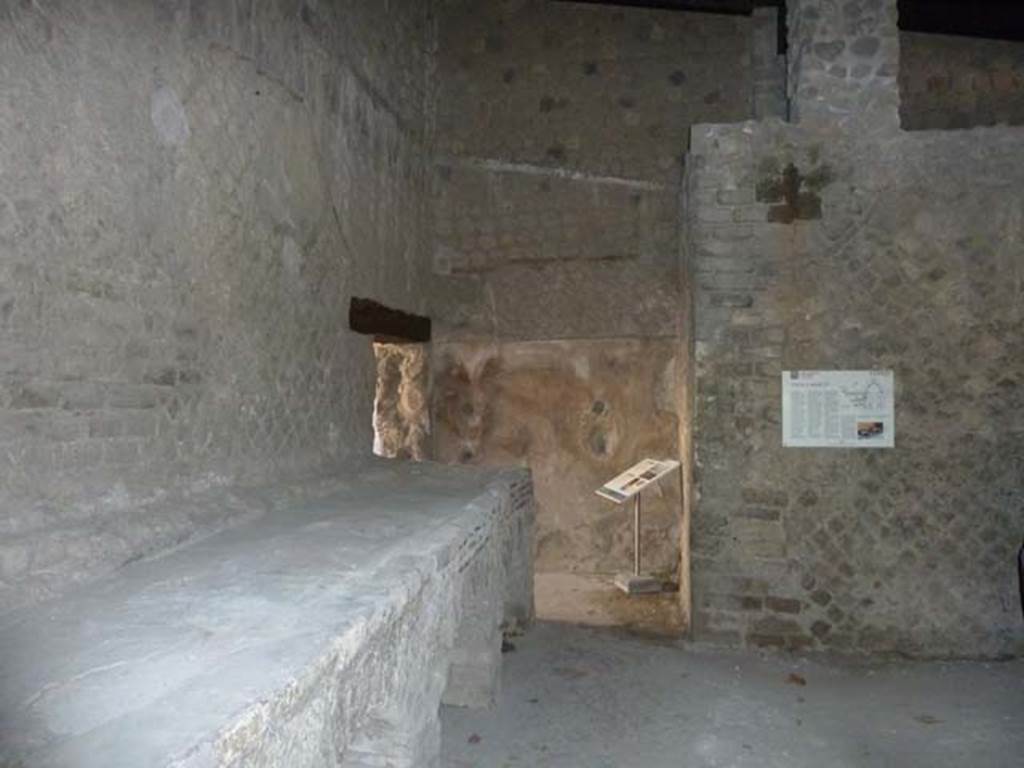 Villa San Marco, Stabiae, September 2015. Room 26, looking east towards doorway in north wall leading to room 32.
