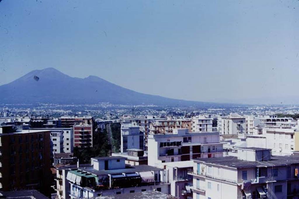 Stabiae, Villa Arianna, 1968. Looking north towards Vesuvius. Photo by Stanley A. Jashemski
Source: The Wilhelmina and Stanley A. Jashemski archive in the University of Maryland Library, Special Collections (See collection page) and made available under the Creative Commons Attribution-Non Commercial License v.4. See Licence and use details. Jmis0089
