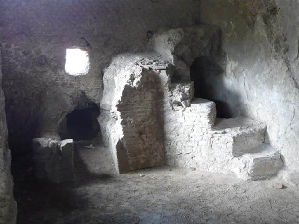 Stabiae, Villa Arianna, May 2010. Room 29, praefurnium or boiler room, looking west. Photo courtesy of Buzz Ferebee.