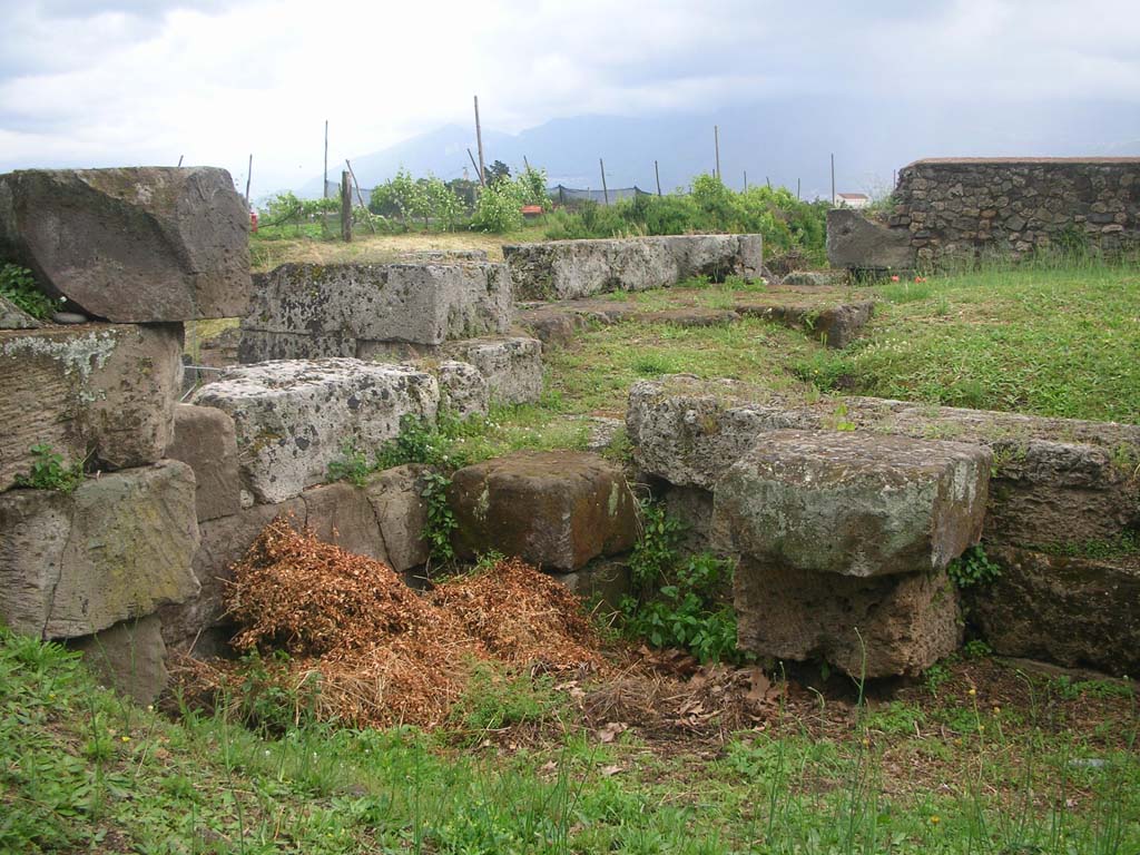 Vesuvian Gate Pompeii. May 2010. South-east corner of upper tower area. Photo courtesy of Ivo van der Graaff.