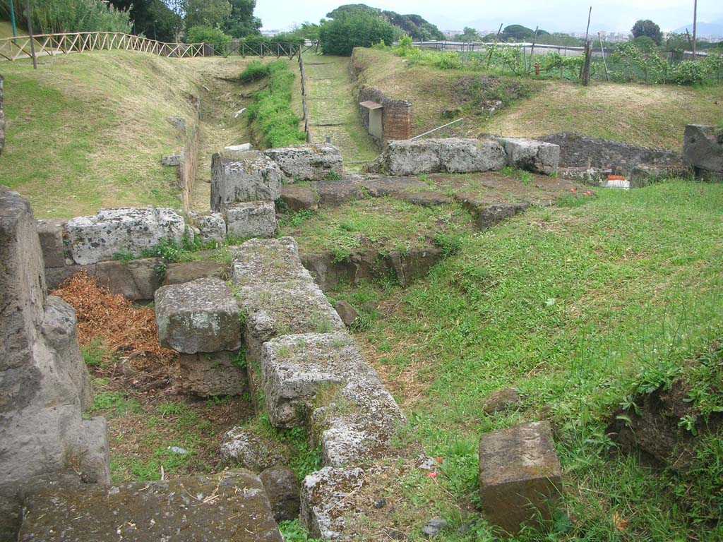 Vesuvian Gate Pompeii. May 2010. Looking south-east across upper area. Photo courtesy of Ivo van der Graaff.