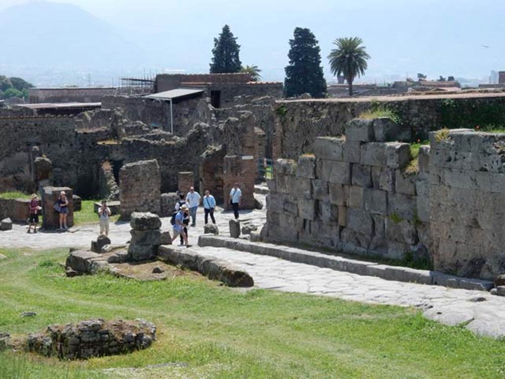 Vesuvian Gate Pompeii. May 2015. Looking south-west. Photo courtesy of Buzz Ferebee.