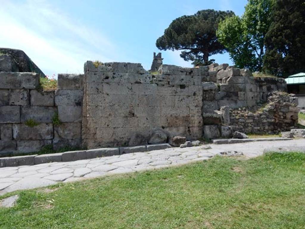 Vesuvian Gate Pompeii. May 2015. Looking west. Photo courtesy of Buzz Ferebee.