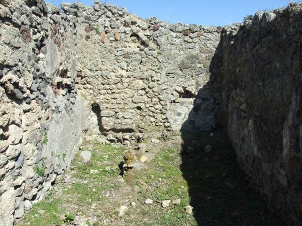 I.2.17 Pompeii.  March 2009. Room 3.  Kitchen, and stairs to upper floor.  East wall.