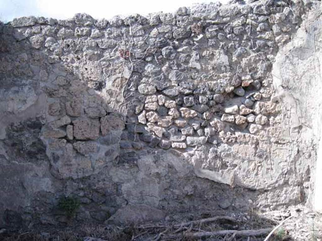 I.2.17 Pompeii. September 2010. North wall of room 4. Photo courtesy of Drew Baker.