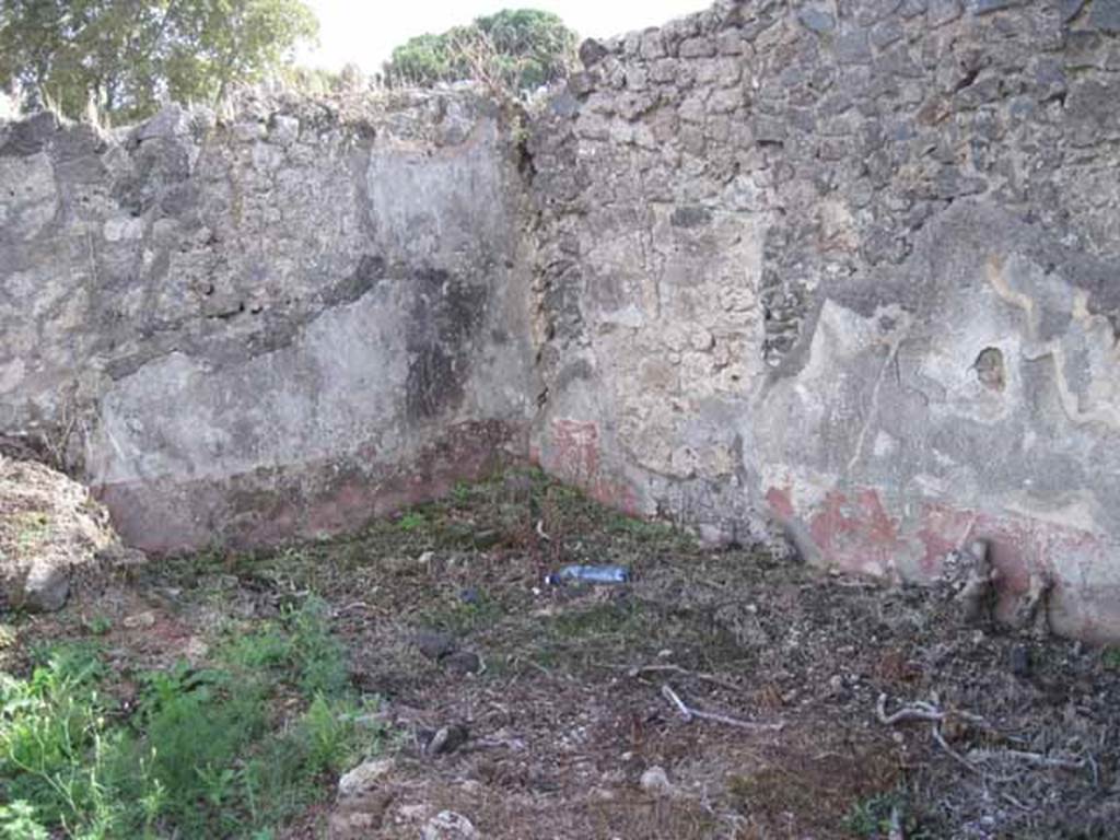 I.2.17 Pompeii. September 2010. Room 9, south-west corner of cubiculum. 
Photo courtesy of Drew Baker.
