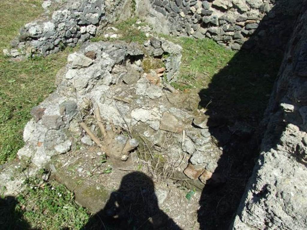 I.2.17 Pompeii.  March 2009.  Corridor.  Stairs to upper floor.