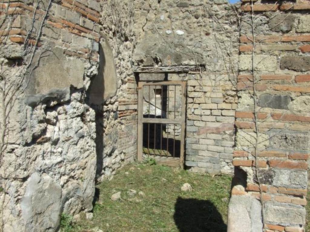 I.2.17 Pompeii.  March 2009. North east corner of Peristyle, with door to I.2.18.