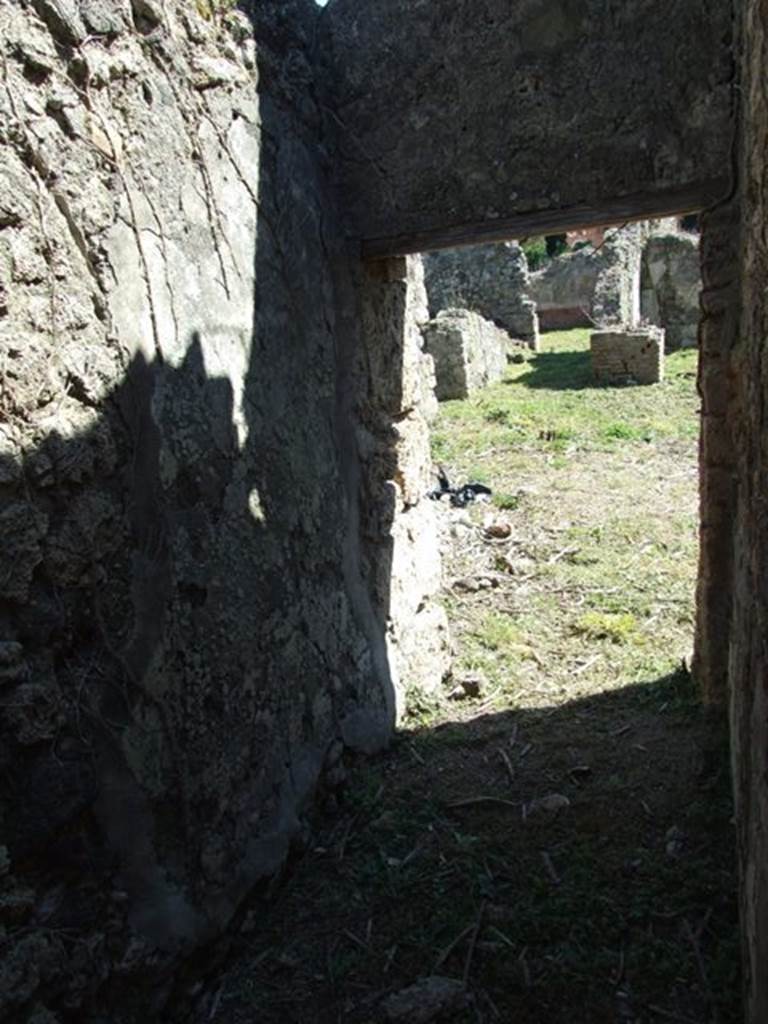 I.2.17 Pompeii.  March 2009. Room 2. Looking south to Room 1, Atrium.