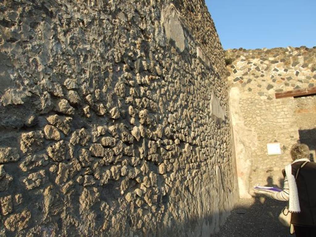 I.4.25 Pompeii. December 2007. North-east corner of middle peristyle 17.