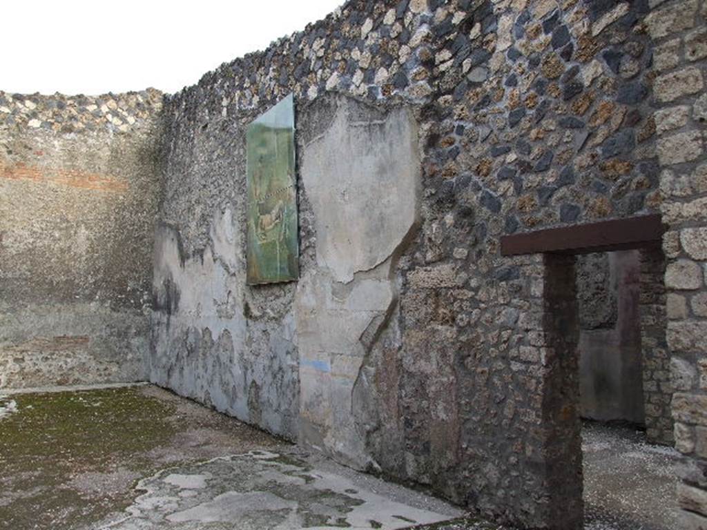 I.4.25 Pompeii. December 2006. Room 19, south wall of triclinium of Antiope.