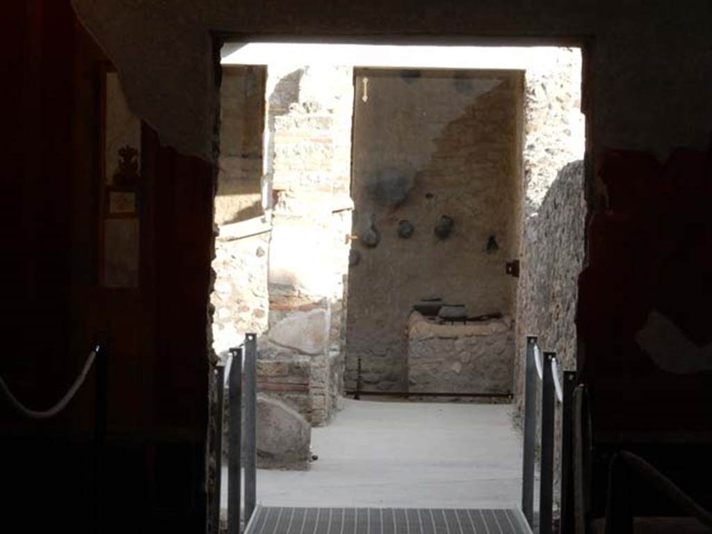 I.6.7 Pompeii. May 2017. Looking south towards west end of kitchen. Photo courtesy of Buzz Ferebee.