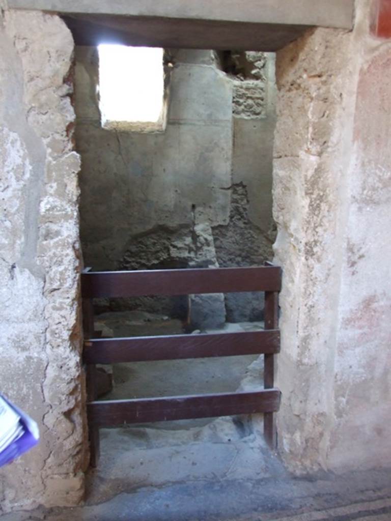 I.6.15 Pompeii.  March 2009.  Room 1, Kitchen, Latrine, and room with stairs. Looking south.