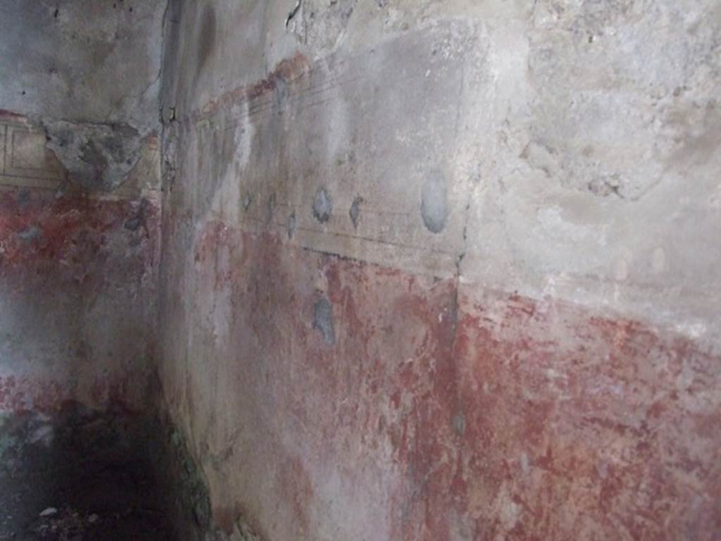 I.8.18 Pompeii. December 2007. North wall of room to south of the entrance.