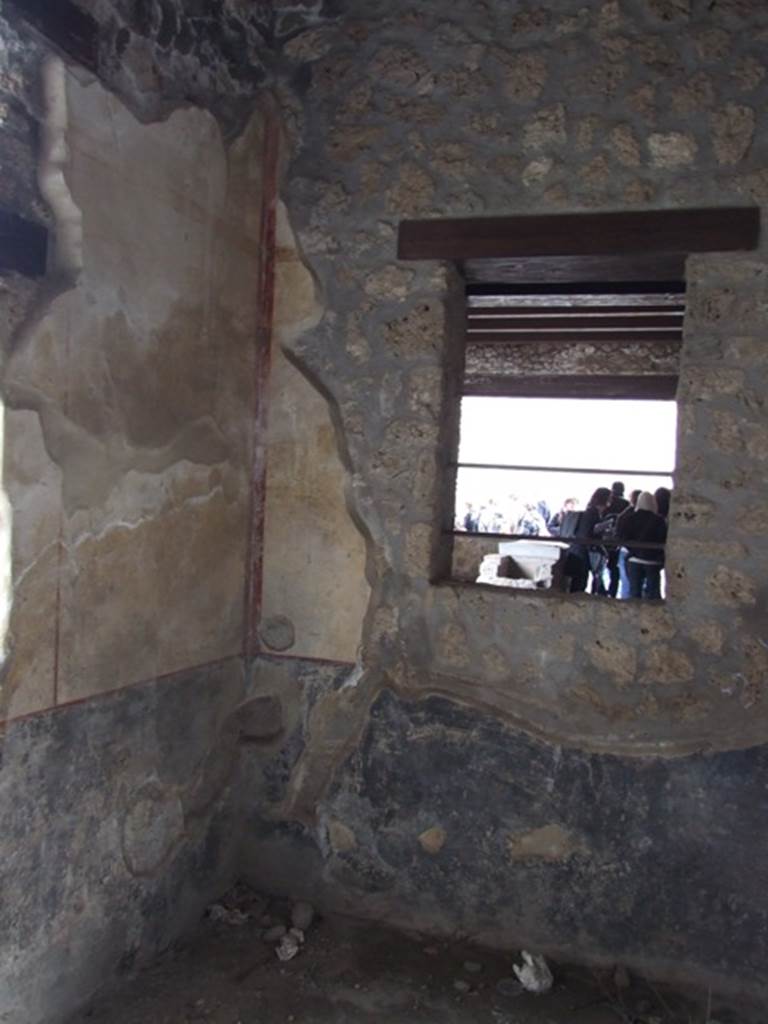 I.9.3 Pompeii. March 2009. Room 3. North wall, with window to I.9.4