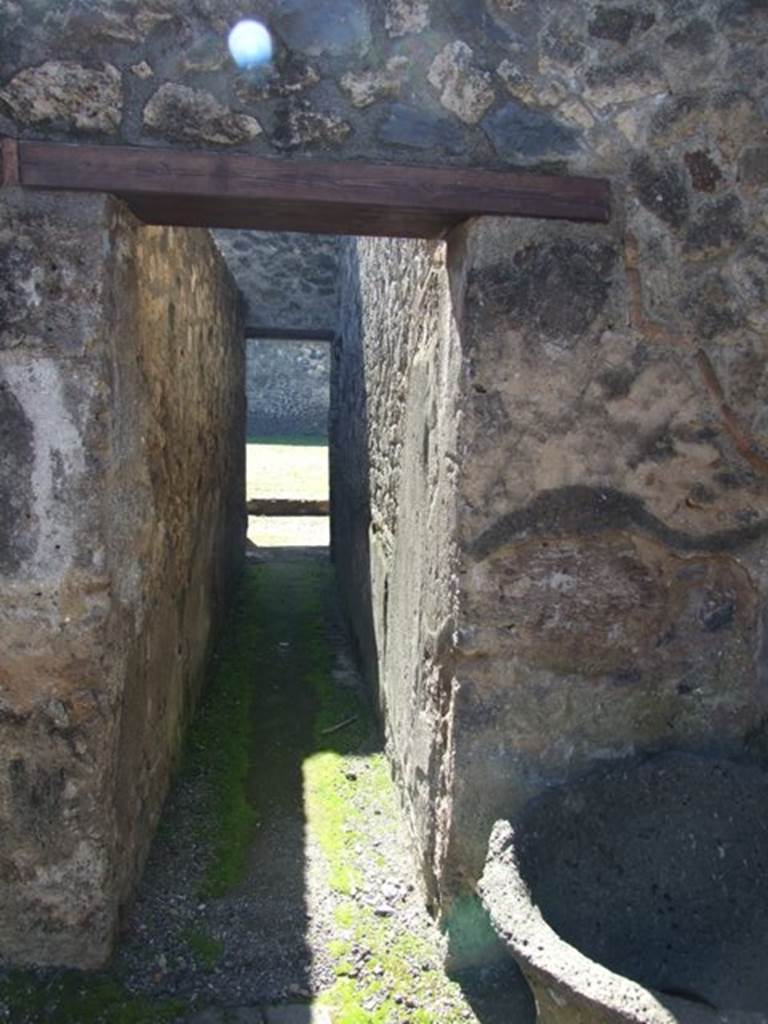 I.12.2 and I.12.1 Pompeii. March 2009 Room 6. Corridor leading south.
