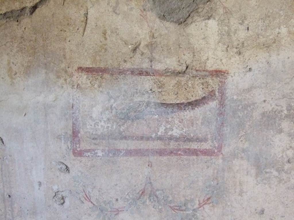 I.12.2 and I.12.1 Pompeii. March 2009. Room 9. Painted panel, with peacock?