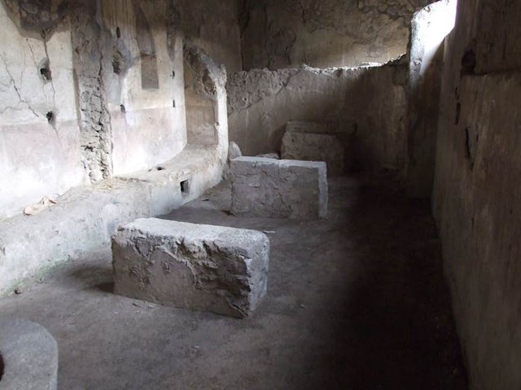 I.12.1 and I.12.2 Pompeii. December 2006. Bread dough preparation area.