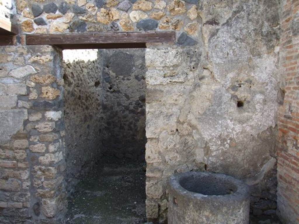 I.12.2 and I.12.1 Pompeii. March 2009. Doorway to room 16.