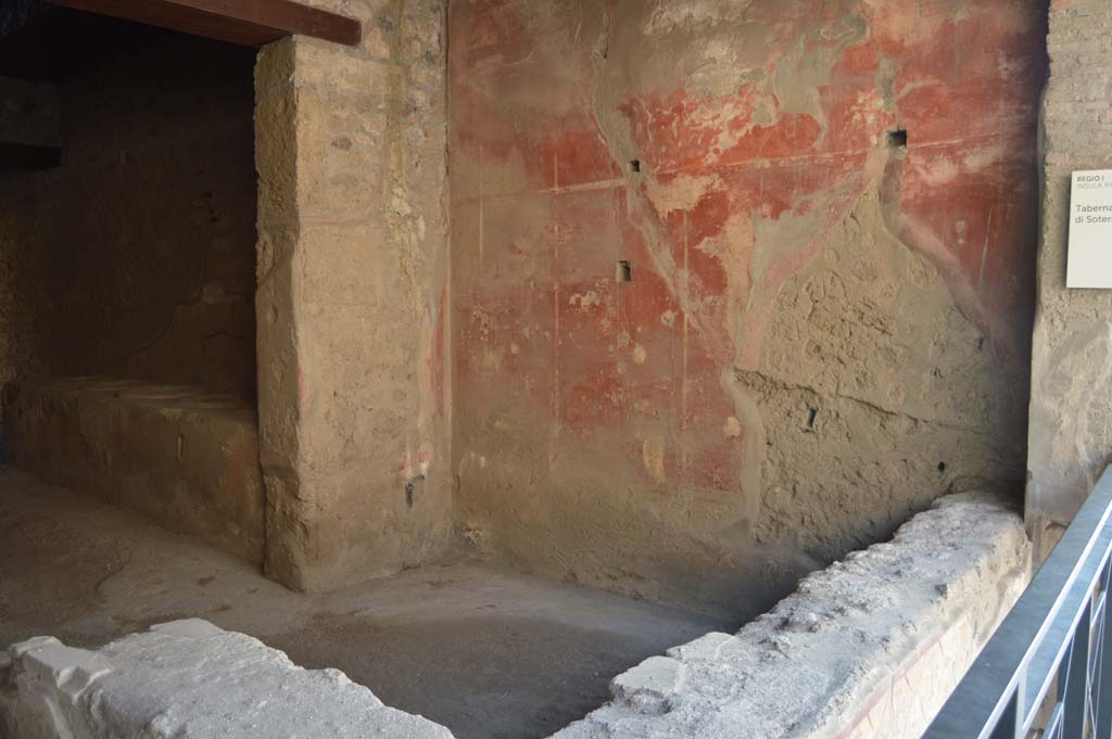 I.12.3 Pompeii. October 2017. Looking towards west wall of bar-room. 
Foto Taylor Lauritsen, ERC Grant 681269 DÉCOR.

