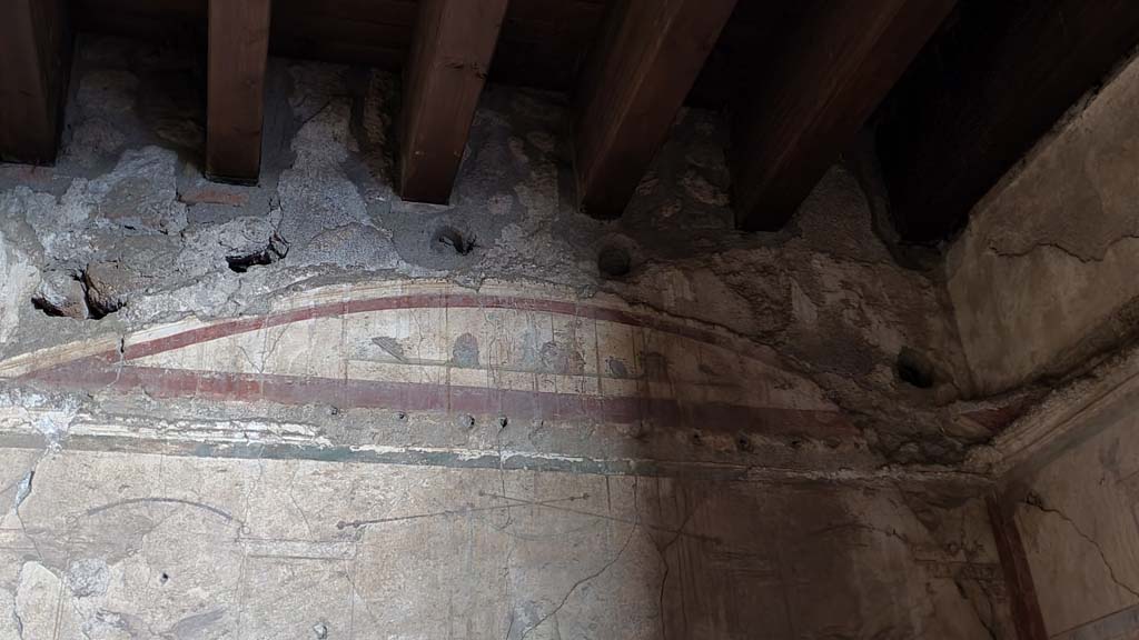 I.12.3 Pompeii. July 2021. Room 2, upper south wall.
Foto Annette Haug, ERC Grant 681269 DÉCOR