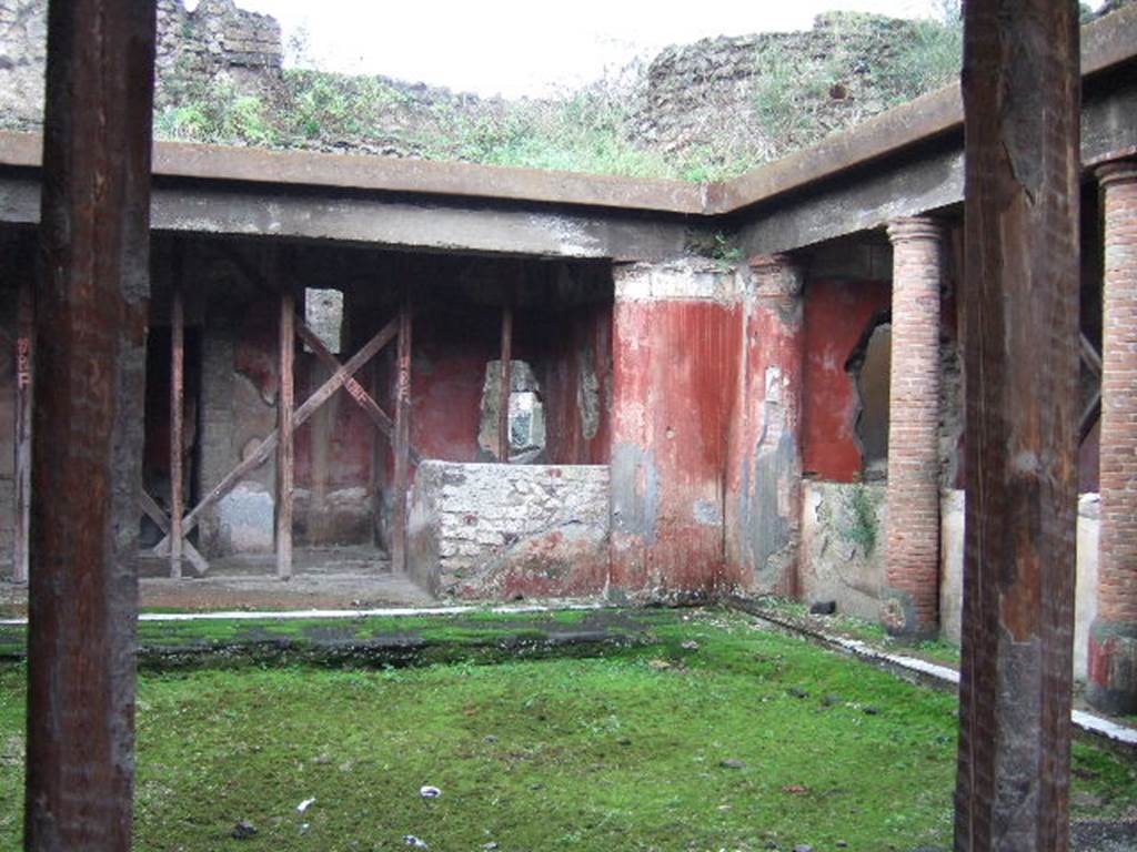 II.4.6 Pompeii. December 2006. Looking south across Baths portico