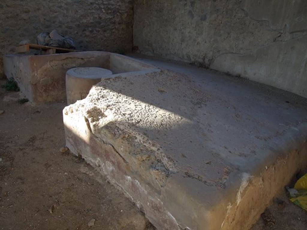 II.4.7 Pompeii. December 2006. Stone Triclinium.