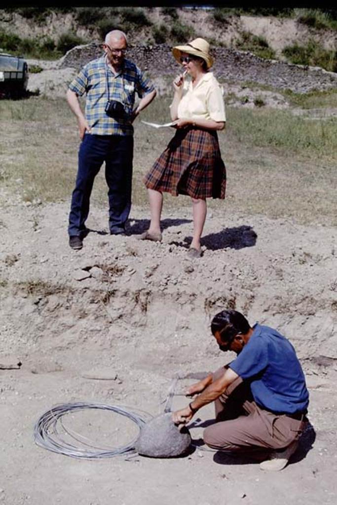 II.5 Pompeii, 1968. Deep in discussions. Photo by Stanley A. Jashemski.
Source: The Wilhelmina and Stanley A. Jashemski archive in the University of Maryland Library, Special Collections (See collection page) and made available under the Creative Commons Attribution-Non Commercial License v.4. See Licence and use details.
J68f0171