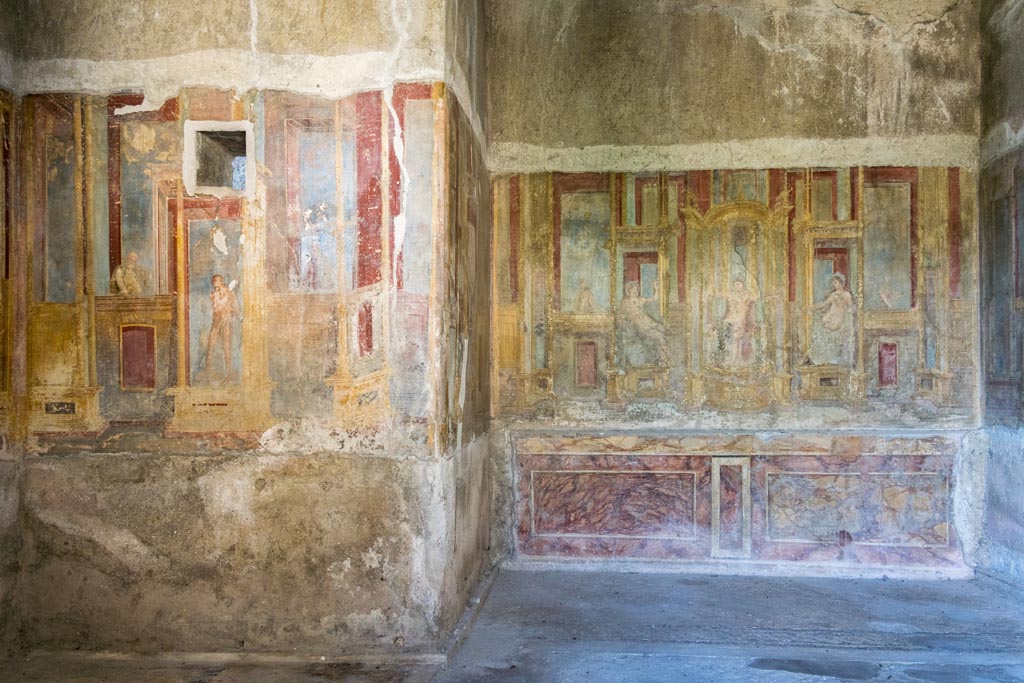 VI.7.23 Pompeii. October 2023. Looking towards west wall. Photo courtesy of Johannes Eber.