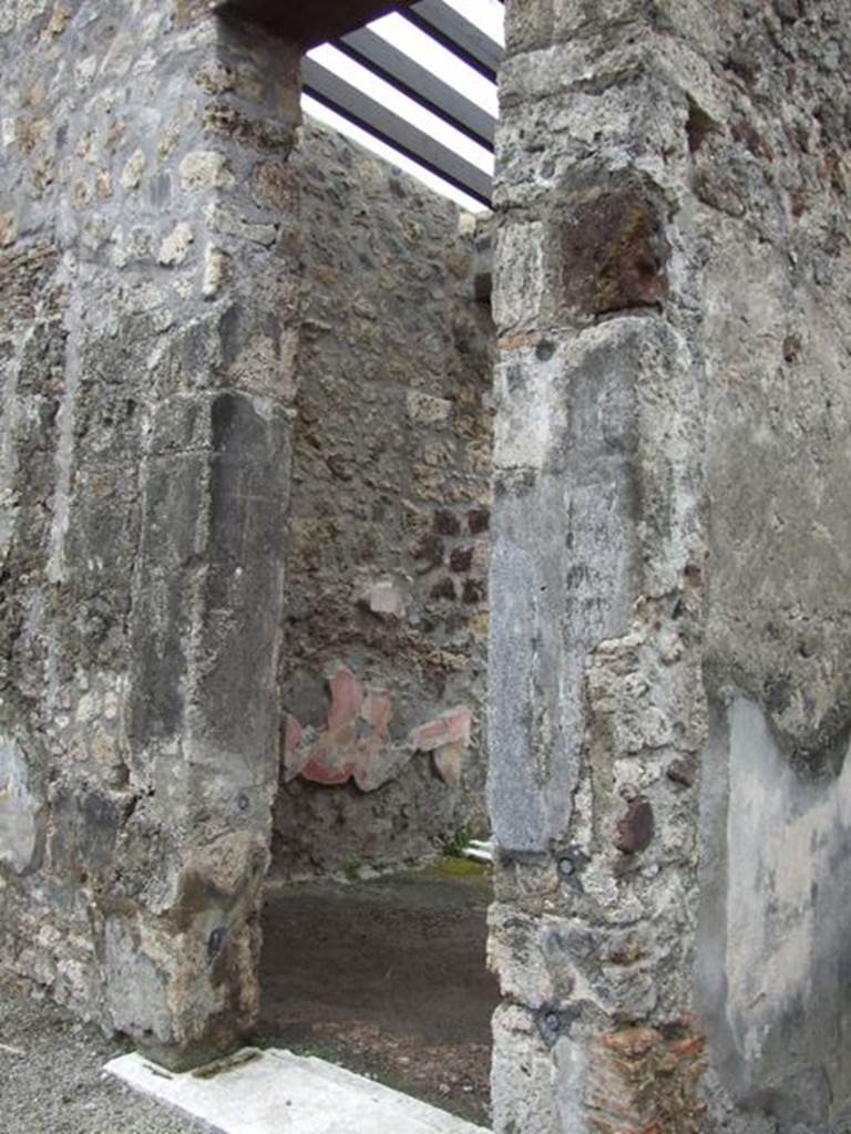 VI.11.10 Pompeii. March 2009. Doorway to room 29, looking south-west.