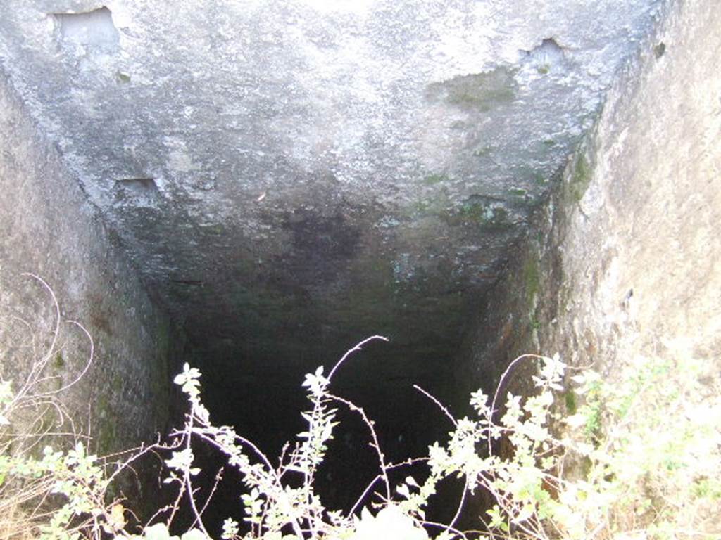 VII.1.8 Pompeii. September 2005. Deep well M at rear of workshop at VII.1.49.