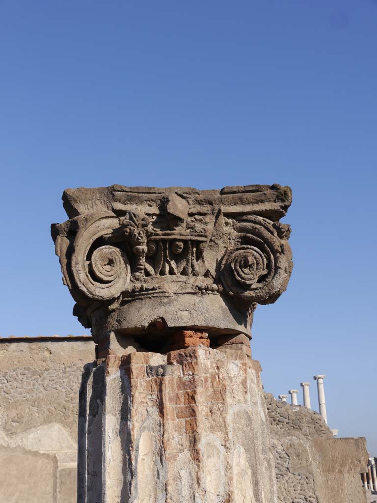 VIII.1.1, Pompeii. March 2019. Capital in Basilica, looking north.
Foto Anne Kleineberg, ERC Grant 681269 DÉCOR.