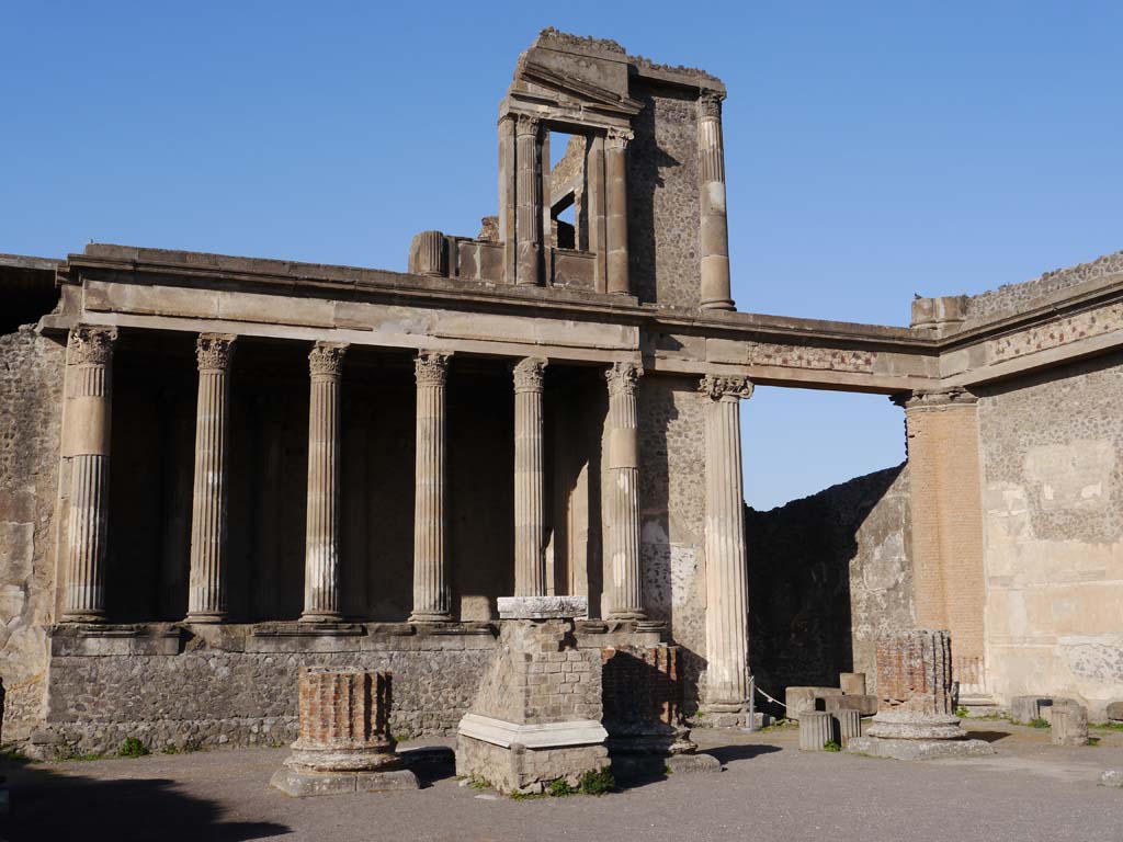 VIII.1.1, Basilica, Pompeii. March 2019. Looking towards west end and north-west corner.
Foto Anne Kleineberg, ERC Grant 681269 DÉCOR.